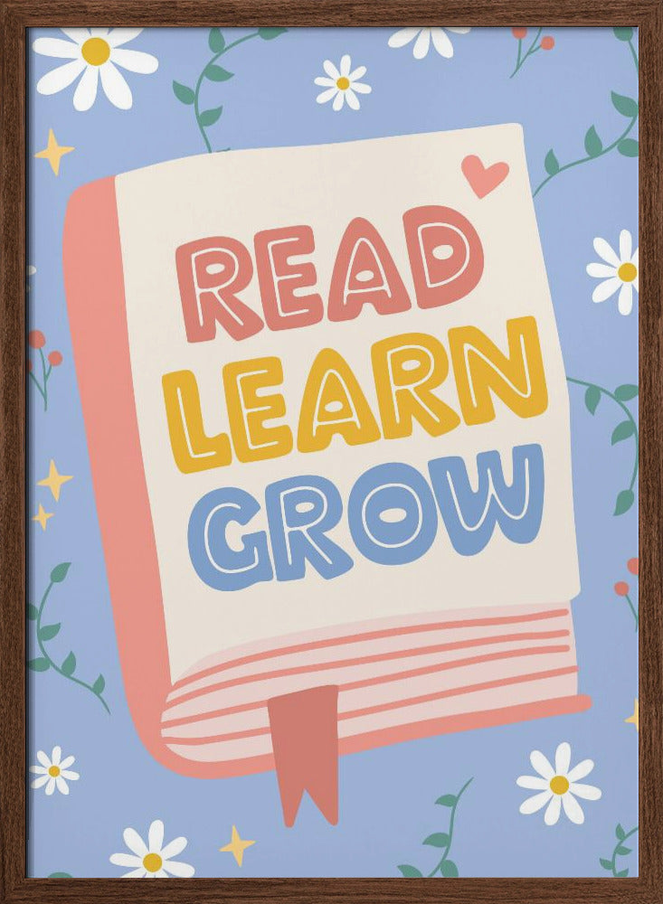 Read Learn Grow 4 Poster