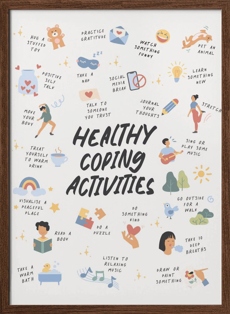 Coping Activities Poster