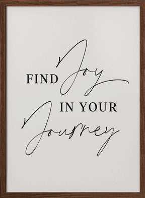 Joy In Journey Poster