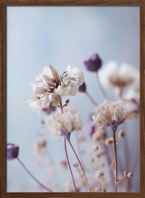 Pastel Dry Flowers No 4 Poster