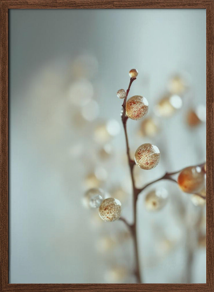 Glassy Berries Poster