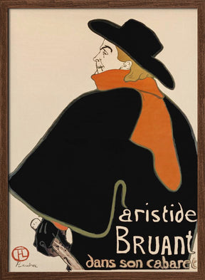 Aristide Bruant In His Cabaret (1893) Poster