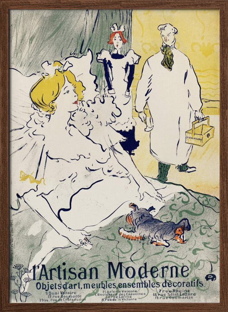 L&#039;artisan Moderne (1896) Poster