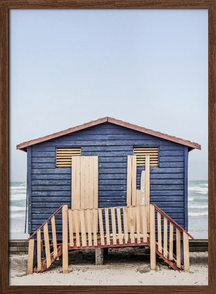 Blue Hut Poster