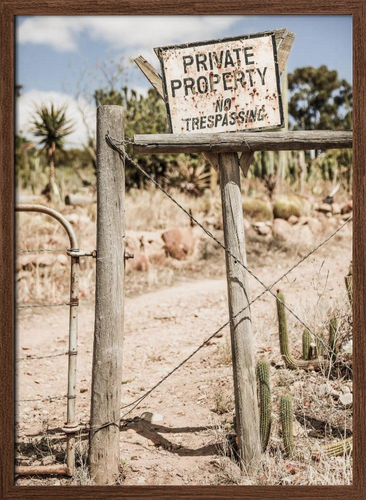 Private Property Poster