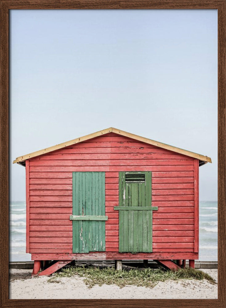 Red Hut Poster