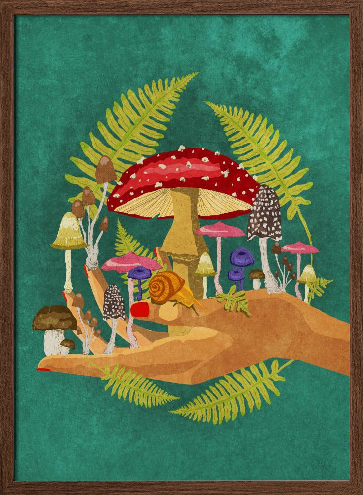 My Mushroom Cosmos Poster