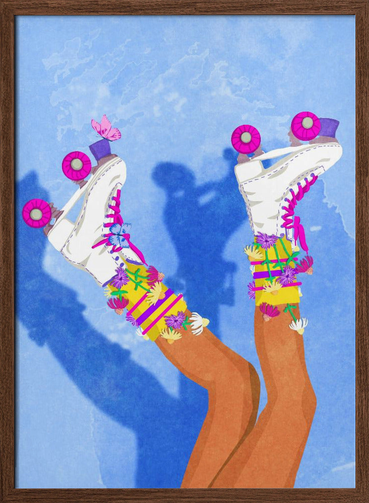 Skate like a Girl Poster