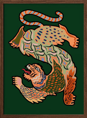 Asiantiger Green Poster