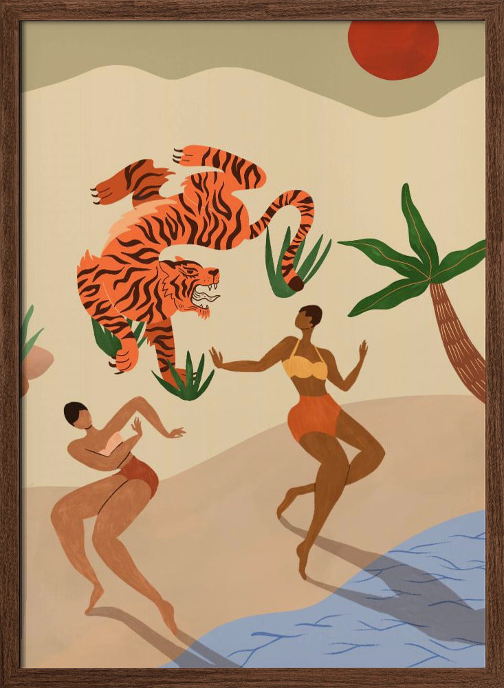 Dancing Tiger Poster