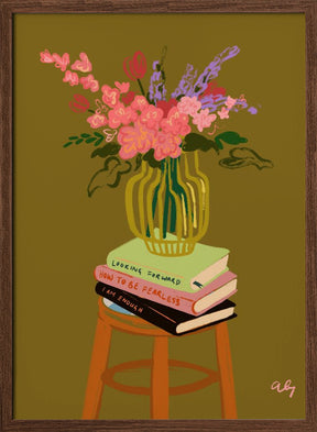 Floral Vase Poster