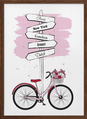 Bike Travels Poster