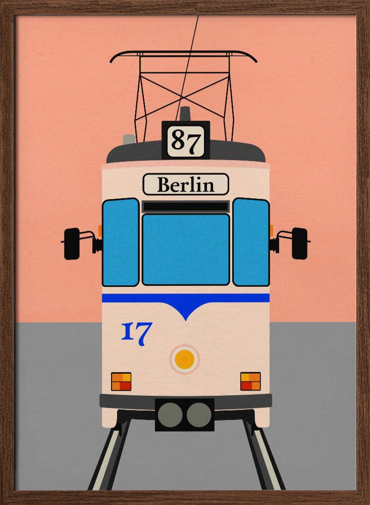 Berlin Tram Poster