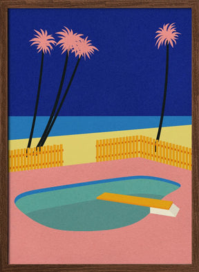 Malibu Beach Poster