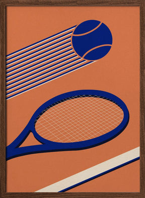 Tennis 80s Poster