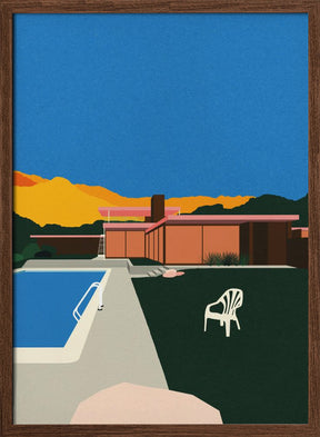 Kaufmann Desert House Poolside Poster