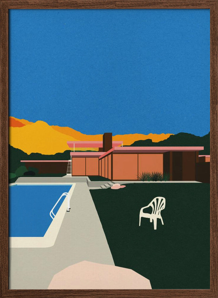 Kaufmann Desert House Poolside Poster