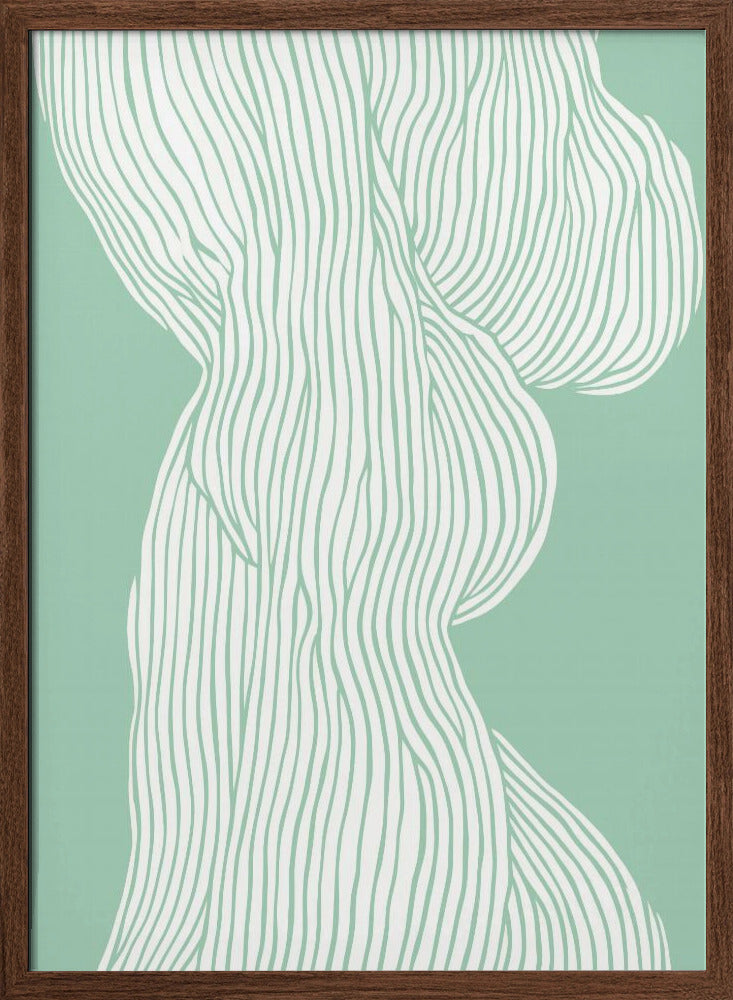 Fibers No 1 (mint) Poster