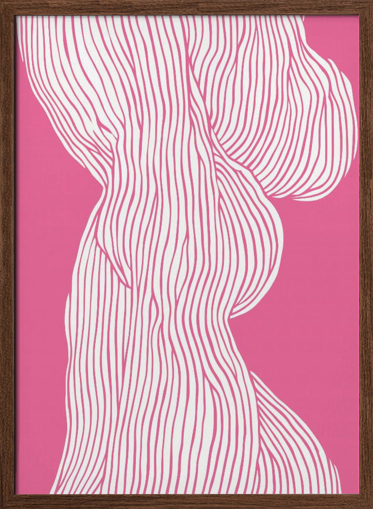 Fibers No 1 (Pink) Poster