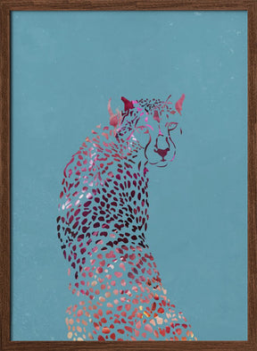 Abstract Cheetah Poster