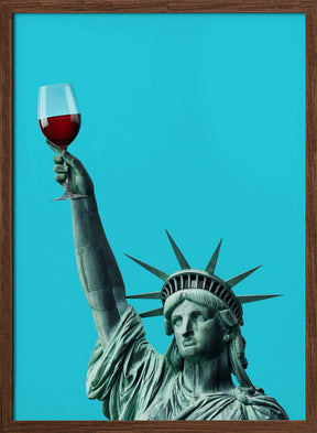 Liberty of Drinking Poster