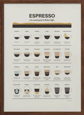 Espresso Guide Poster