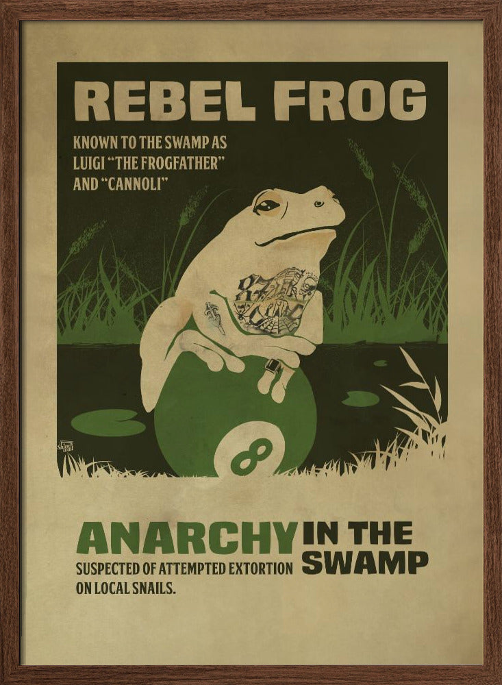 prisoner frog funny poster Poster