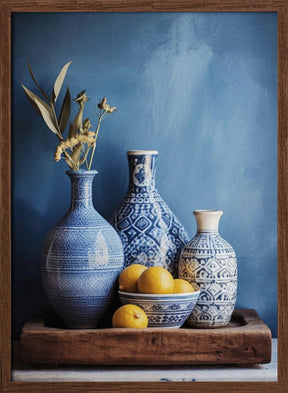 Blue Still Life Poster