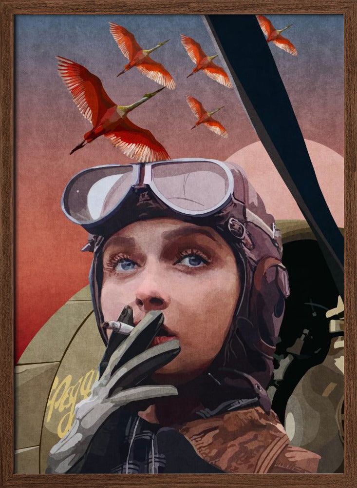 Woman Pilot Poster