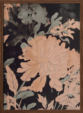 Wild Peony Poster