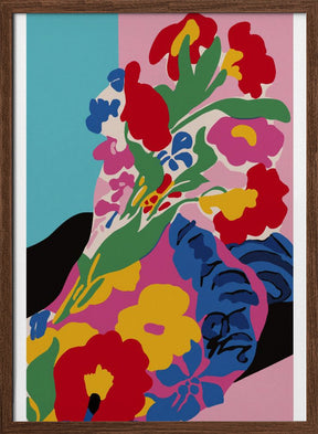 Market Flowers Poster