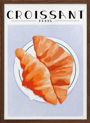 Croissant - Paris Poster