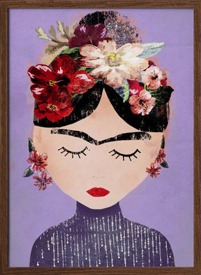 Frida (Purple) Poster