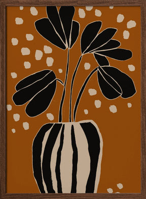 Ochre Still Life No 4 Poster