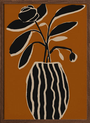 Ochre Still Life No 5 Poster