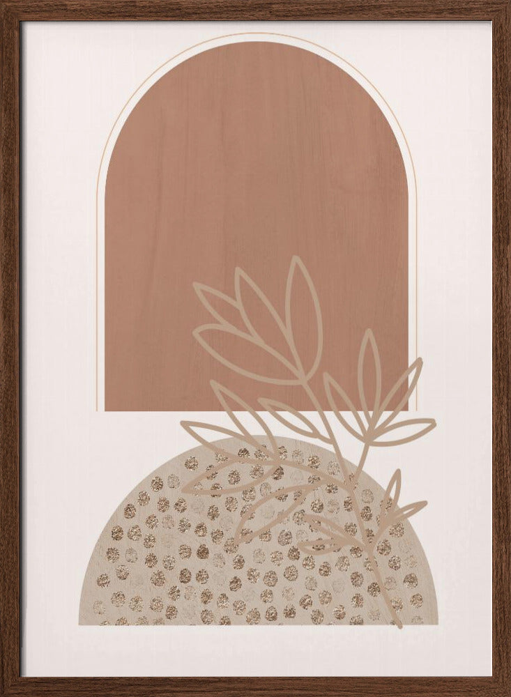 Boho Beige 1 Poster