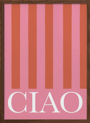 Ciao Stripes Poster