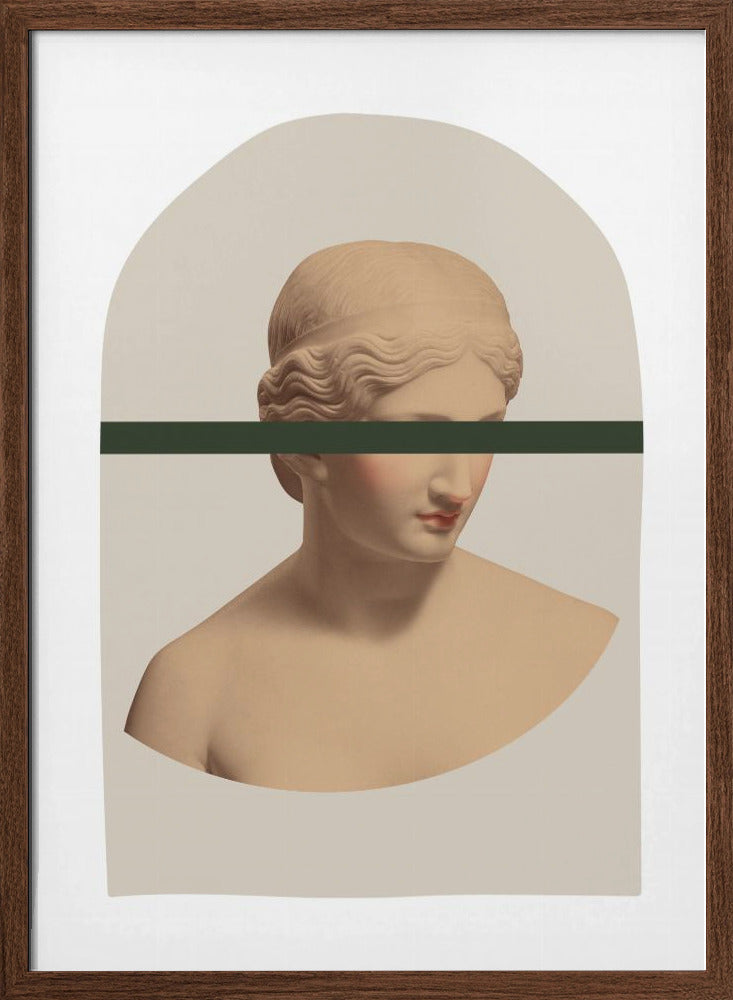 Artemis Mustard and Green Poster