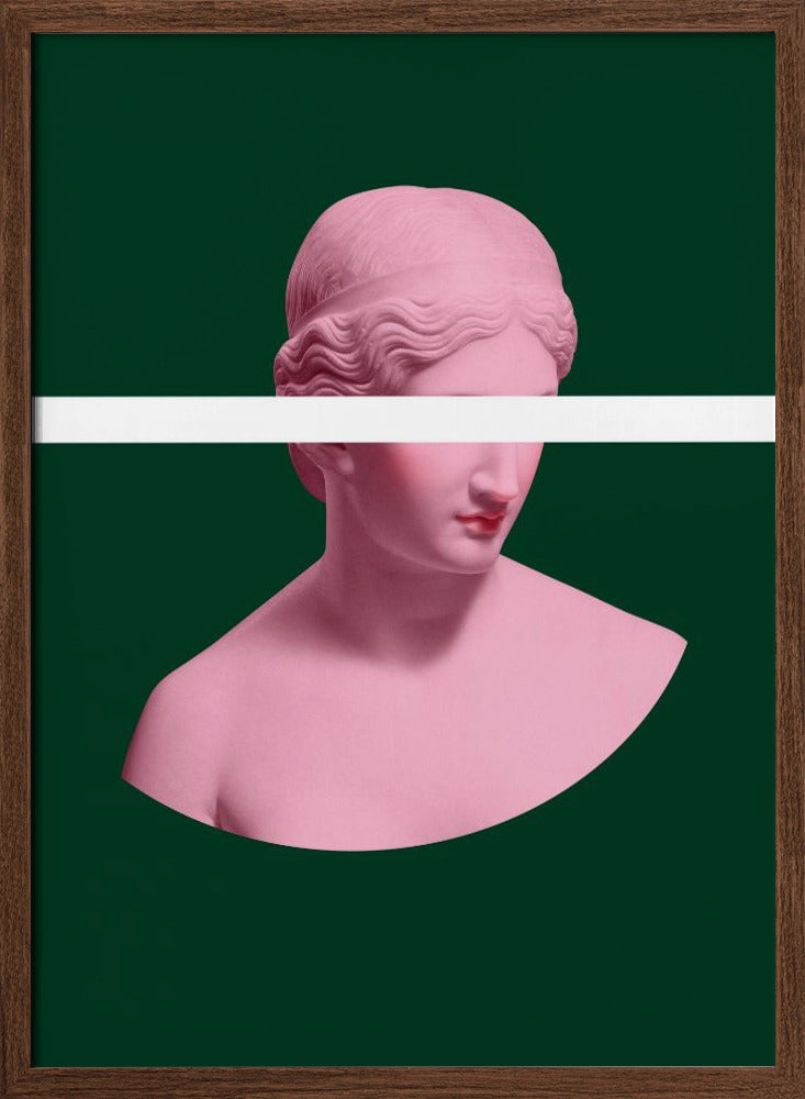 Pink and Green Artemis Poster