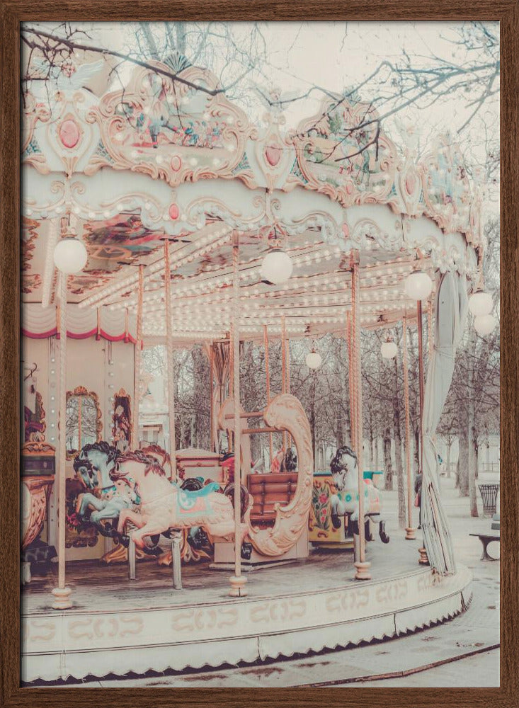 Paris Carousel II Poster