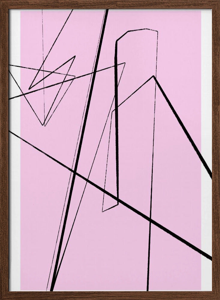 Angular Lines No 10 Poster