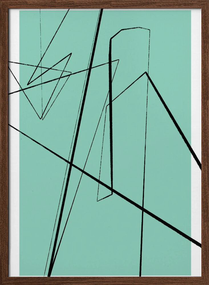 Angular Lines No 9 Poster