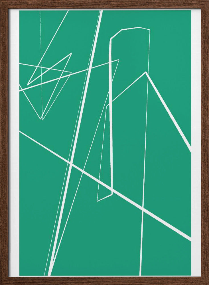 Angular Lines No 8 Poster