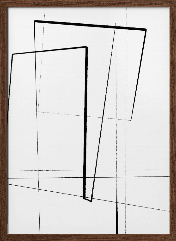 Angular Lines No 2 Poster