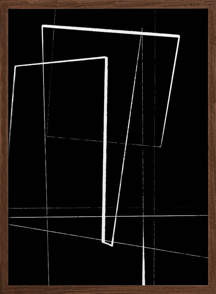 Angular Lines No 3 Poster