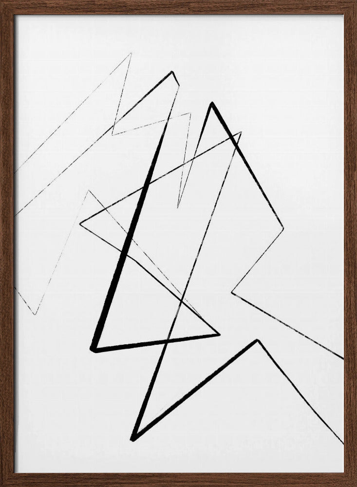 Angular Lines No 5 Poster