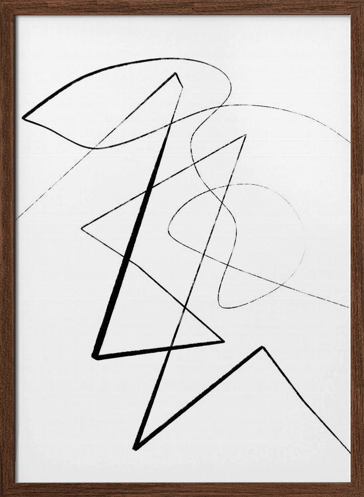 Angular Lines No 6 Poster
