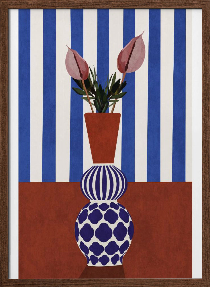 Flower Vase 2ratio 2x3 Print By Bohonewart Poster