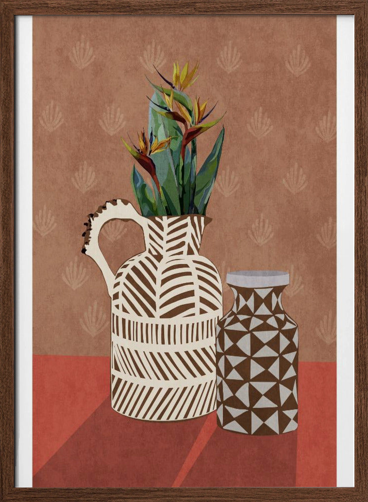 Flower Vase 4ratio 2x3 Print By Bohonewart Poster