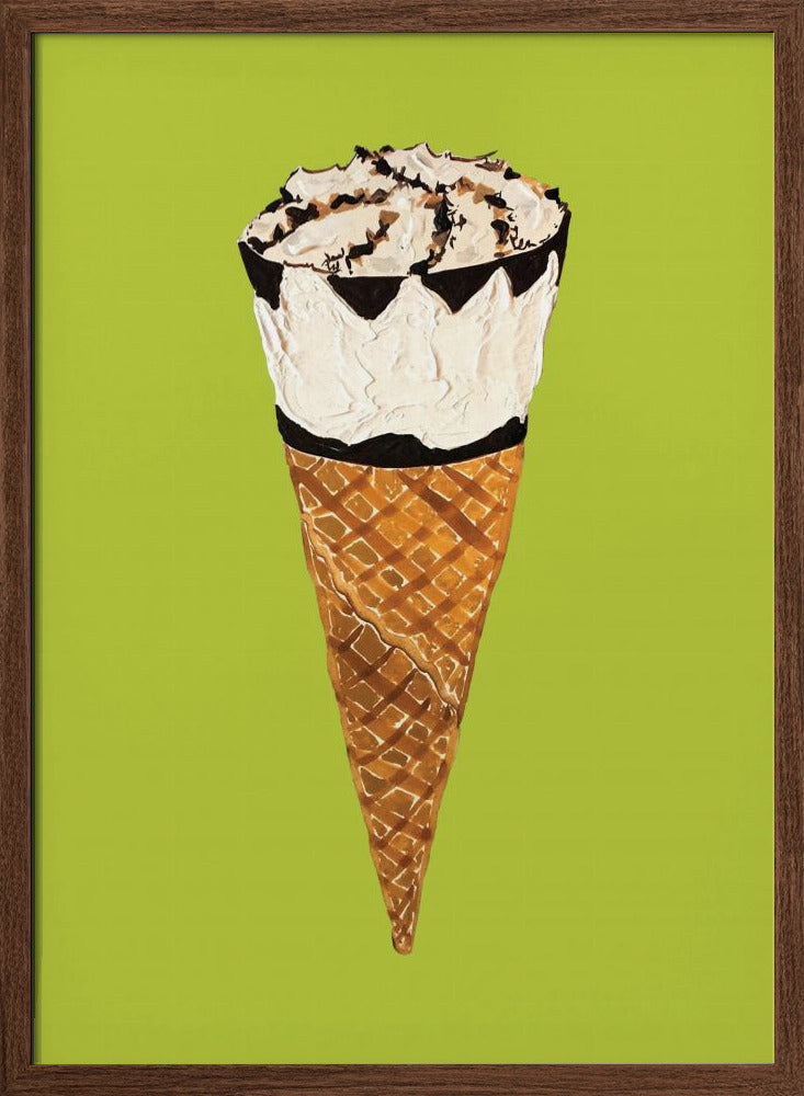 Cornetto On Pistachio Poster